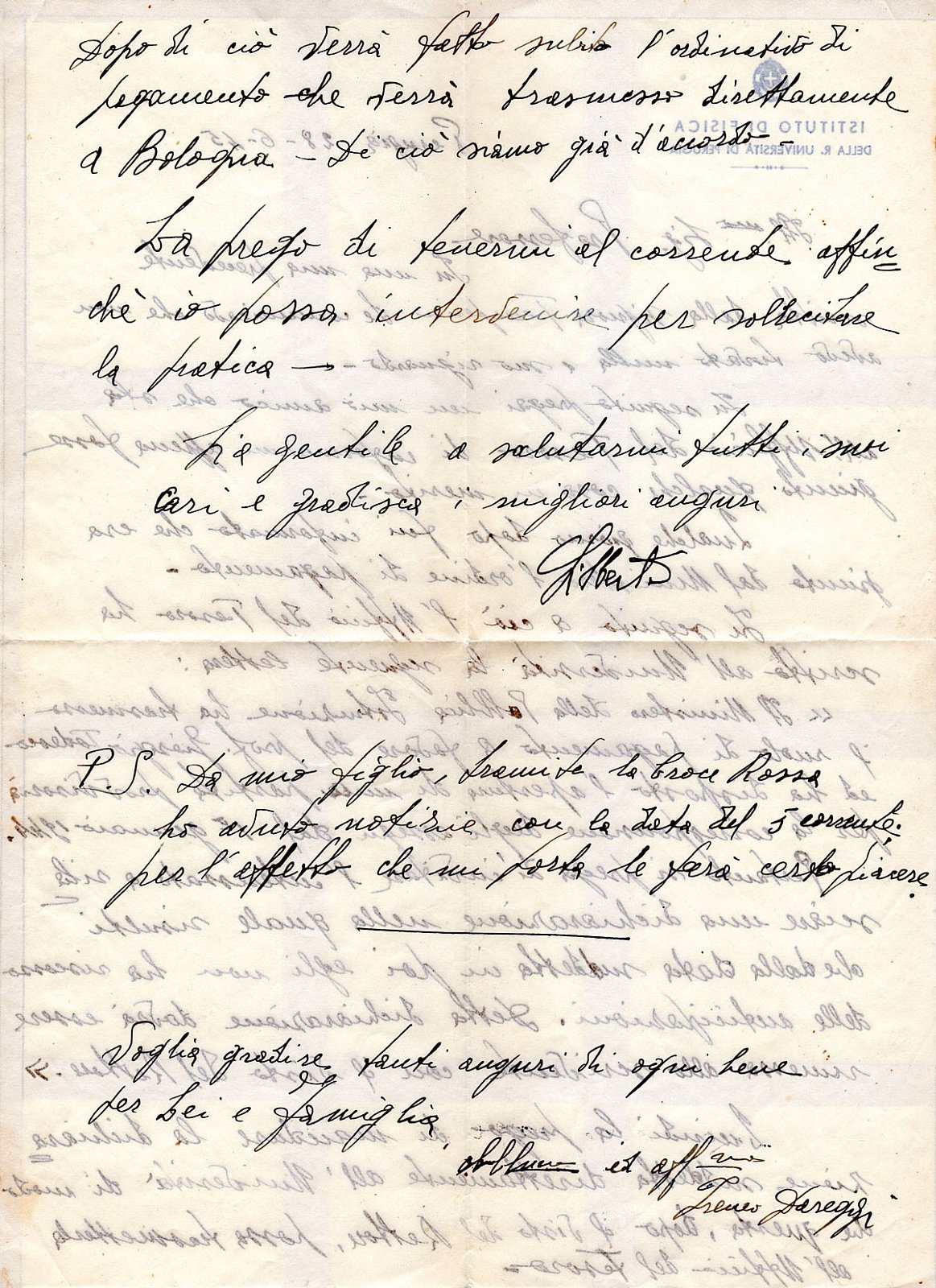 Famiglia Todesco – Banzi Lettere durante l’anno di clandestinità 1944-1945 - Foto-varie