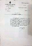 Angelo Susani Documento di congedo immediato dall’insegnamento, in ottemperanza alla disposizione n 12825 del Provveditorato, per motivi razziali - Foto-varie