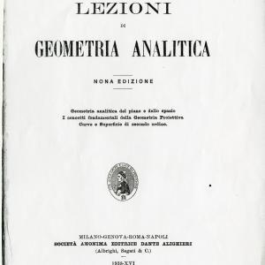 Guido Castelnuovo Lezioni di geometria analitica